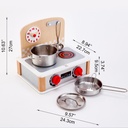 HAPE PLAYFULLY DELICIOUS ΞΥΛ.ΚΟΥΖΙΝΑ & GRILL SET 2 IN 1