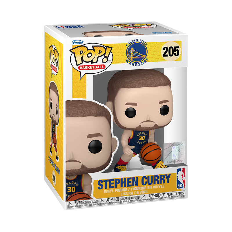 FUNKO POP! BASKETBALL: NBA WARRIORS - STEPHEN CURRY (CITY EDITION 24-25) #205 VINYL FIGURE