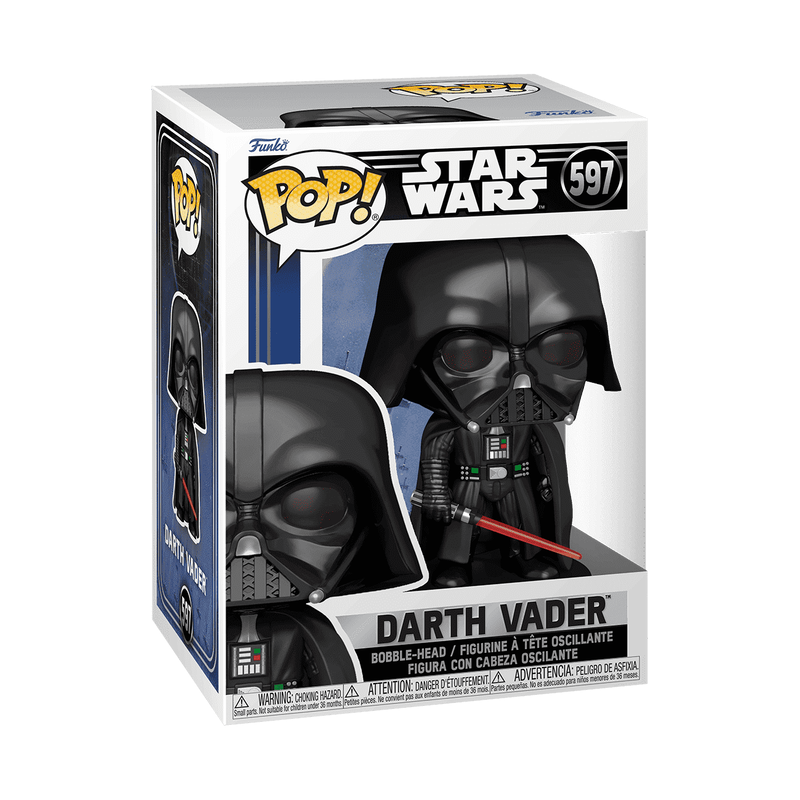 FUNKO POP! DISNEY STAR WARS - DARTH VADER #597 BOBBLE-HEAD VINYL FIGURE