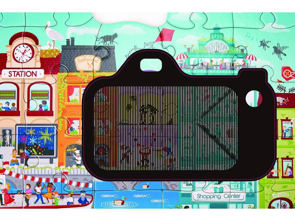 HAPE HAPPY PUZZLES ΞΥΛ.ΠΑΖΛ ANIMATED CITY