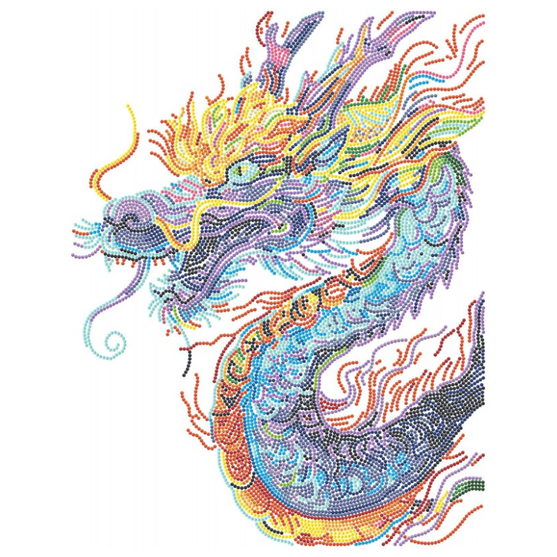 DIAMOND DOTZ NEON DRAGON