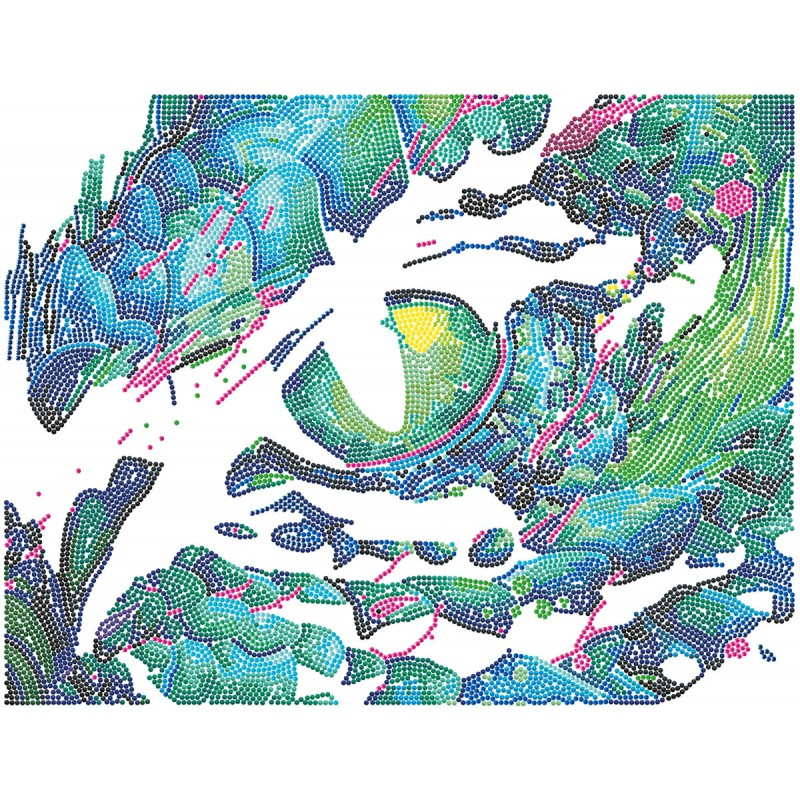 DIAMOND DOTZ NEON DRAGON EYE
