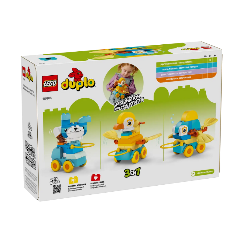 LEGO DUPLO - 3IN1 ANIMALS ON WHEELS