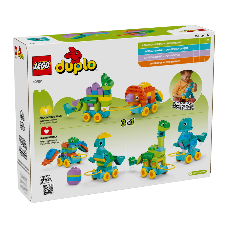 LEGO DUPLO - 3IN1 DINOSAURS ON WHEELS