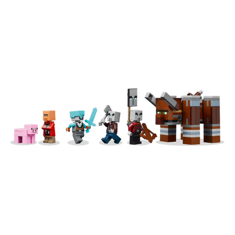 LEGO MINECRAFT - THE PILLAGER OUTPOST AND RAVAGER