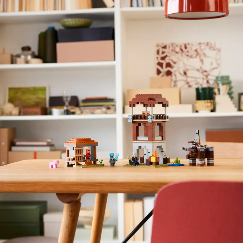 LEGO MINECRAFT - THE PILLAGER OUTPOST AND RAVAGER