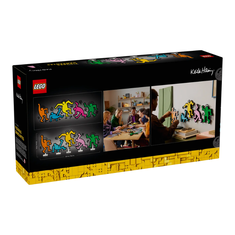 LEGO ART - KEITH HARING – DANCING FIGURES