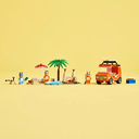 LEGO BLUEY - BLUEY'S BEACH & FAMILY CAR TRIP