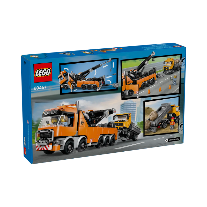 LEGO CITY - HEAVY-DUTY RECOVERY TOW TRUCK WITH CRANE