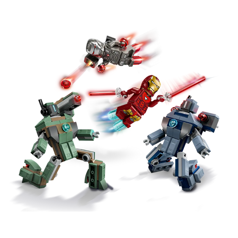LEGO MARVEL - IRON MAN & WAR MACHINE VS. HAMMER DRONES