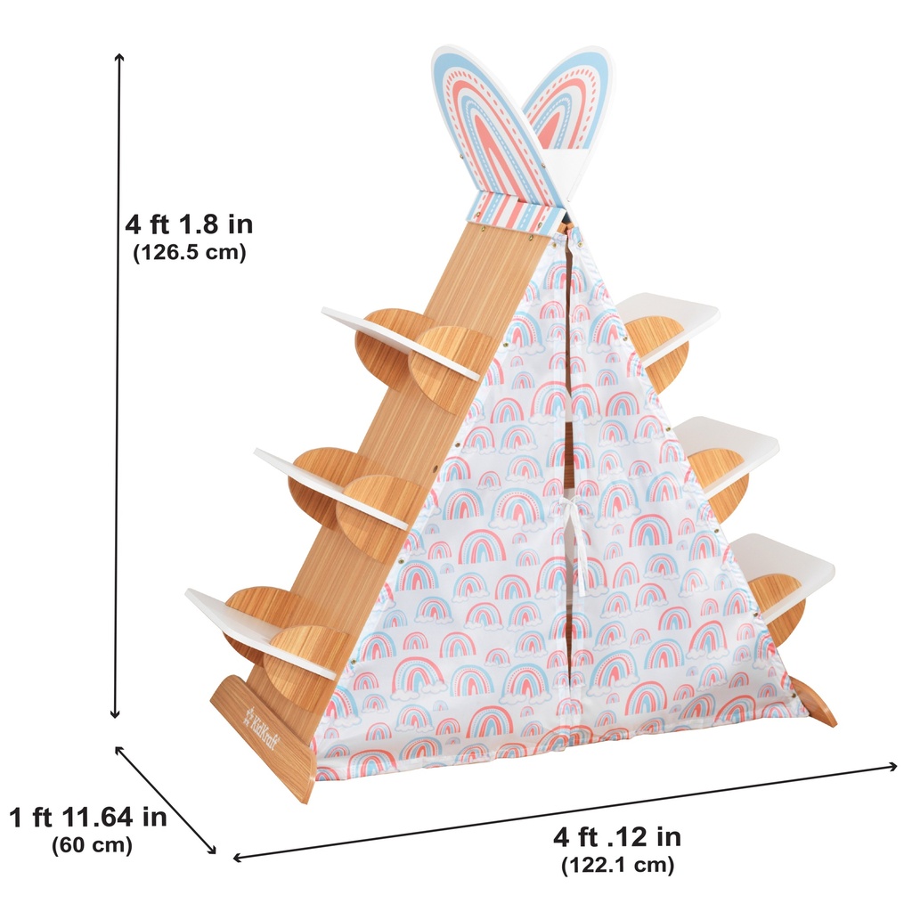 KIDKRAFT BOOK NOOK TENT WITH SHELVES (20157)