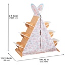 KIDKRAFT BOOK NOOK TENT WITH SHELVES (20157)