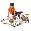 KIDKRAFT BUCKET TOP CONSTRUCTION TRAIN SET (17805)