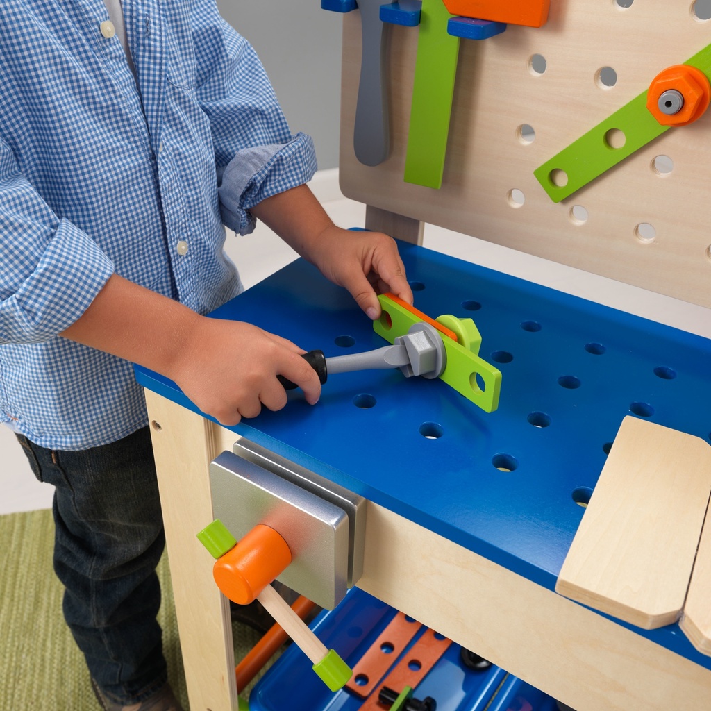 KIDKRAFT DELUXE WORKBENCH WITH TOOLS (63329)