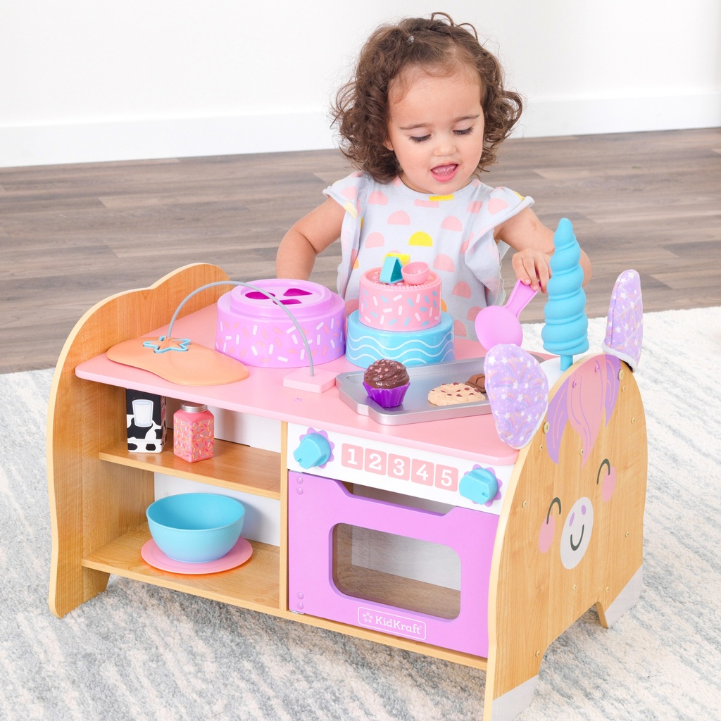 KIDKRAFT FOODY FRIENDS BAKING FUN UNICORN ACTIVITY CENTER (20125)