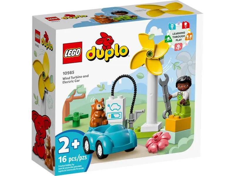 LEGO DUPLO - WIND TURBINE AND ELECTIC CAR