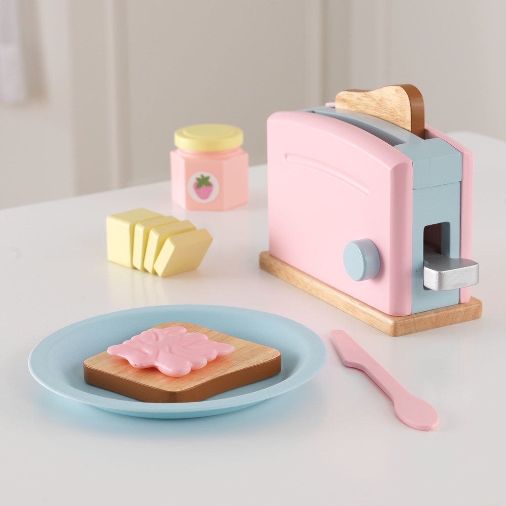 KIDKRAFT TOASTER SET - PASTEL (63374)