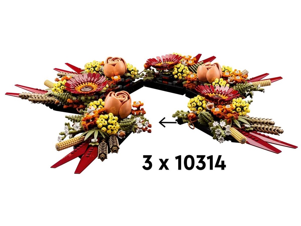 LEGO ICONS - DRIED FLOWER CENTERPIECE