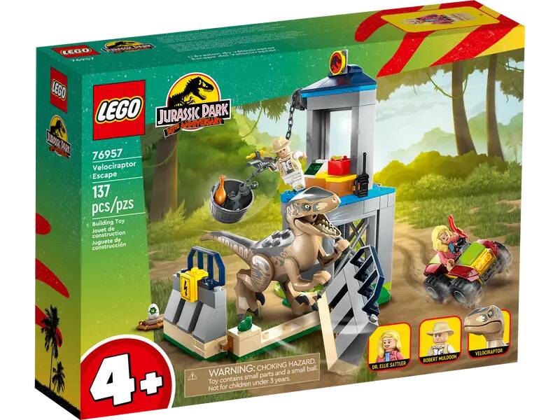 LEGO JURASSIC WORLD - VELOCIRAPTOR ESCAPE