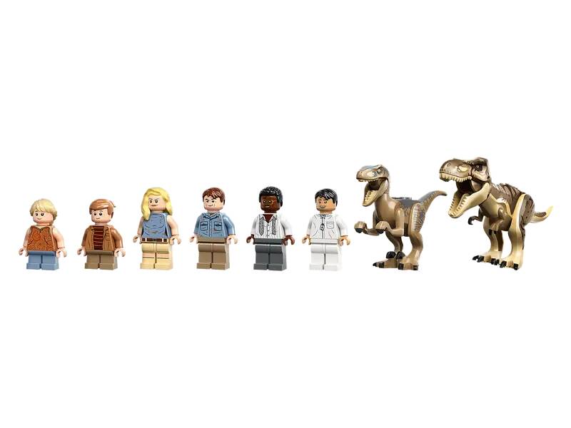 LEGO JURASSIC WORLD - VISITOR CENTER: T. REX & RAPTOR ATTACK