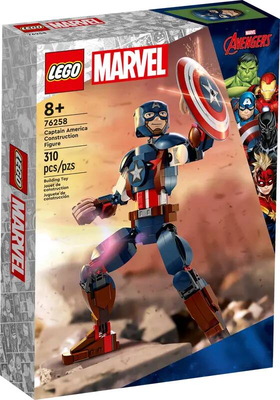 LEGO MARVEL  - CAPTAIN AMERICA CONSTRUCTION FIGURE