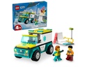 LEGO CITY - EMERGENCY AMBULANCE AND SNOWBOARDER