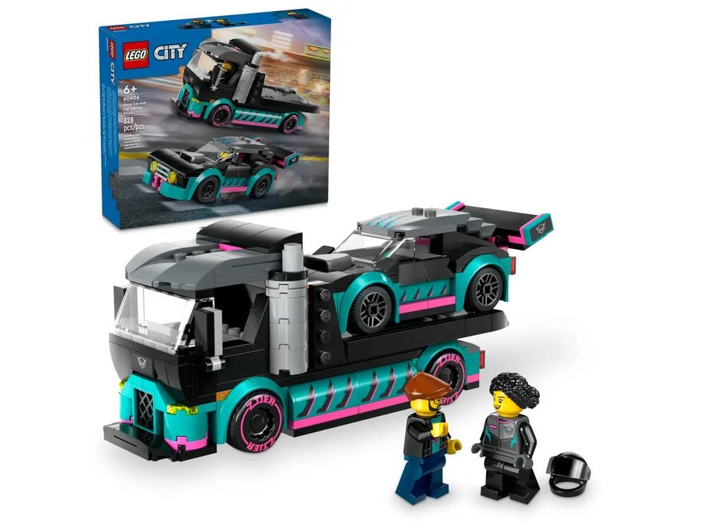 LEGO CITY - RACE CAR AND CAR CARRIER TRUCK