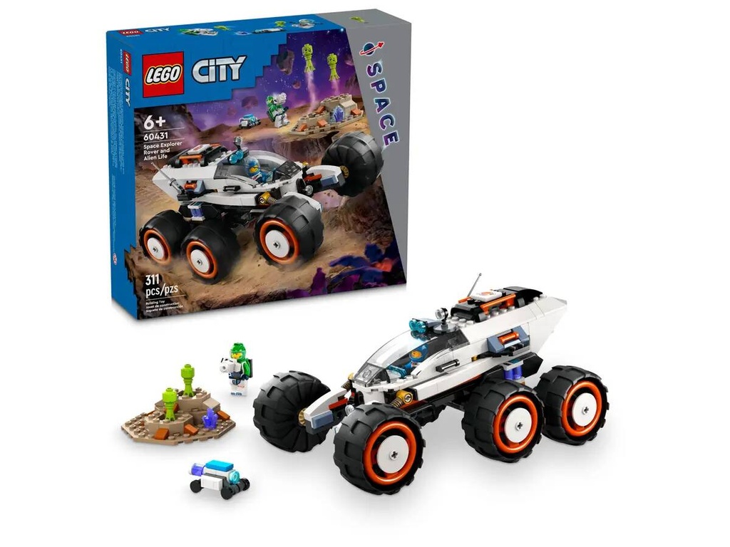 LEGO CITY - SPACE EXPLORER ROVER AND ALIEN LIFE