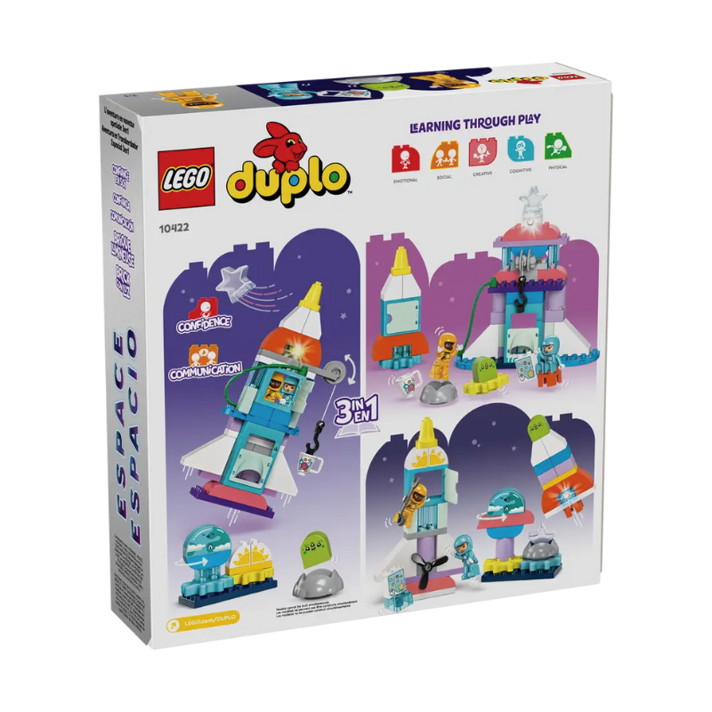 LEGO DUPLO - 3 IN 1 SPACE SHUTTLE ADVENTURE