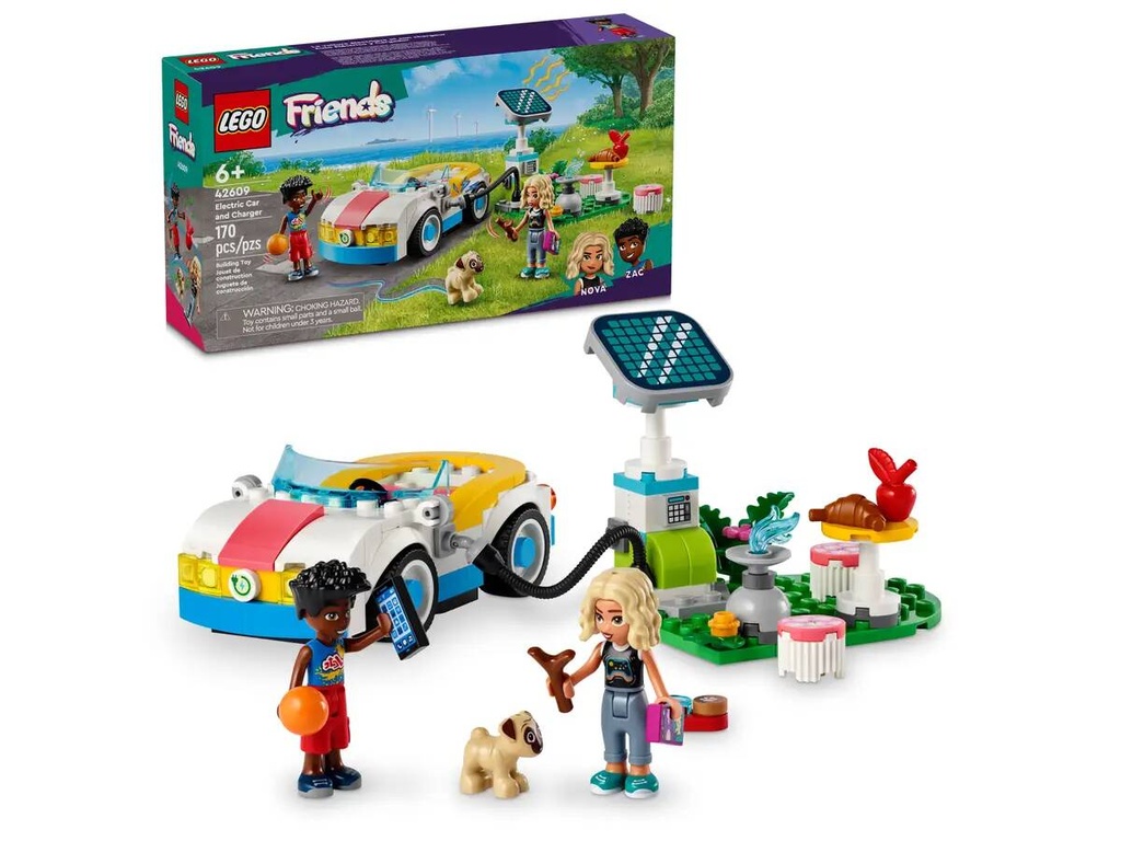 LEGO FRIENDS - ELECTRIC CAR AND CHARGER