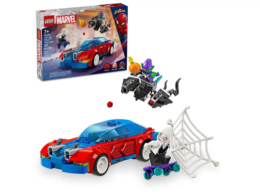 LEGO MARVEL - SPIDER-MAN RACE CAR & VENOM GREEN GOBLIN