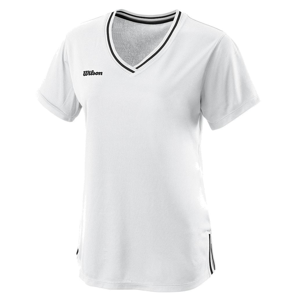 TEAM II V-NECK W WH