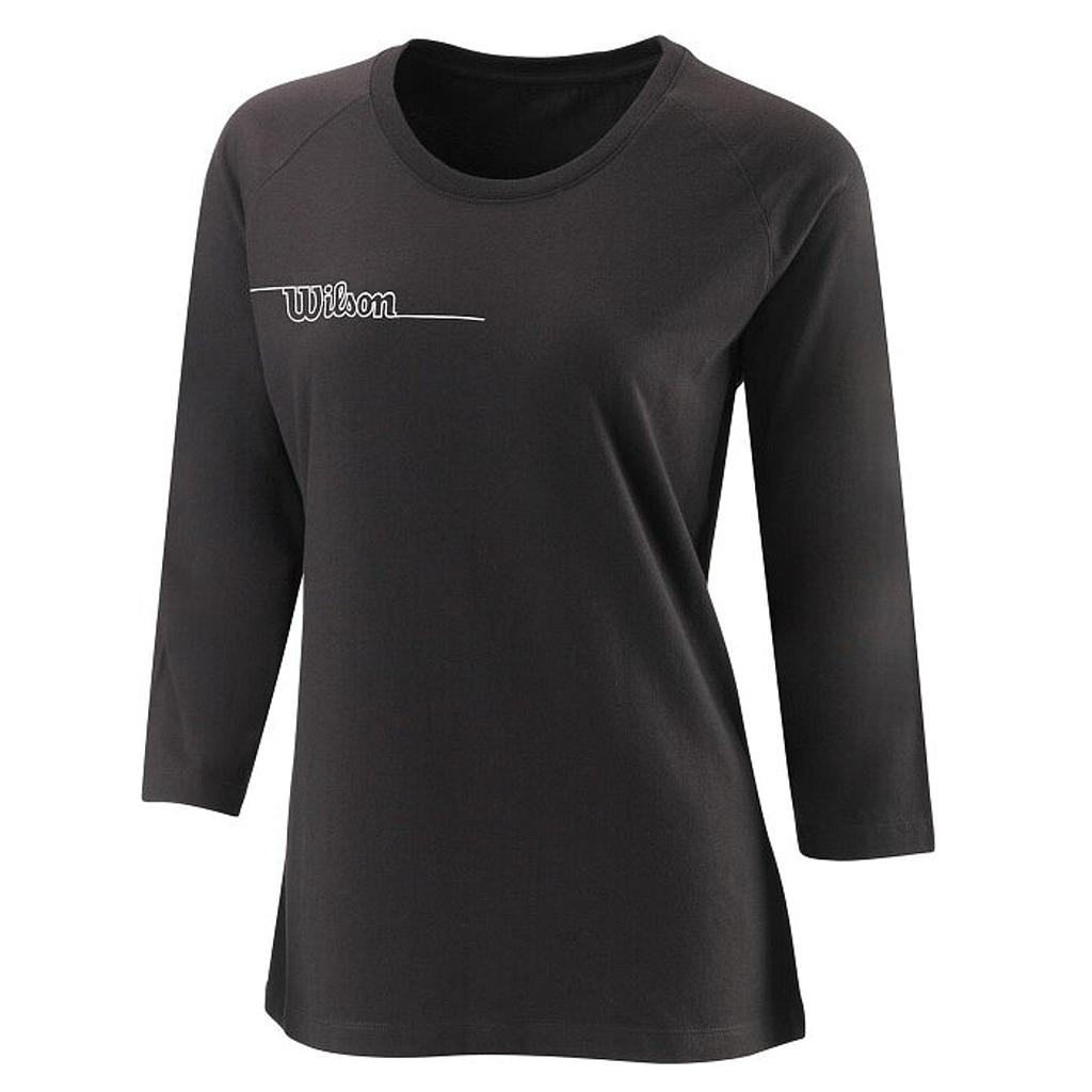 W TEAM II 3/4 SLEEVE TCH TEE BK