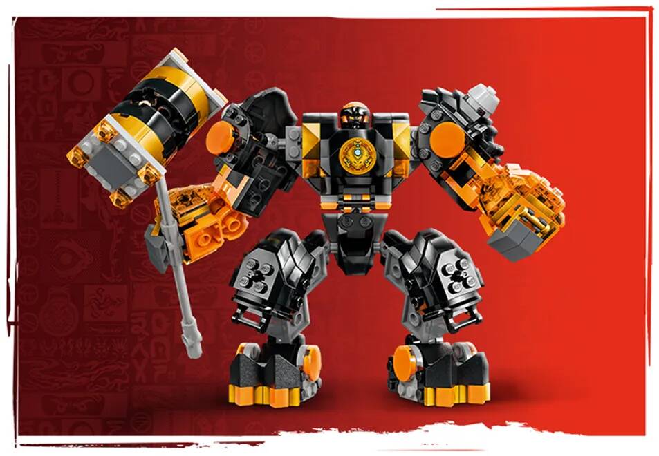 LEGO NINJAGO - COLE'S ELEMENTAL EARTH MECH