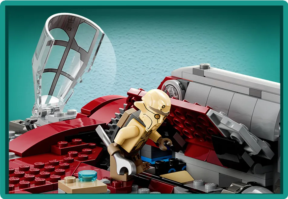 LEGO STAR WARS - AHSOKA TANO'S T-6 JEDI SHUTTLE