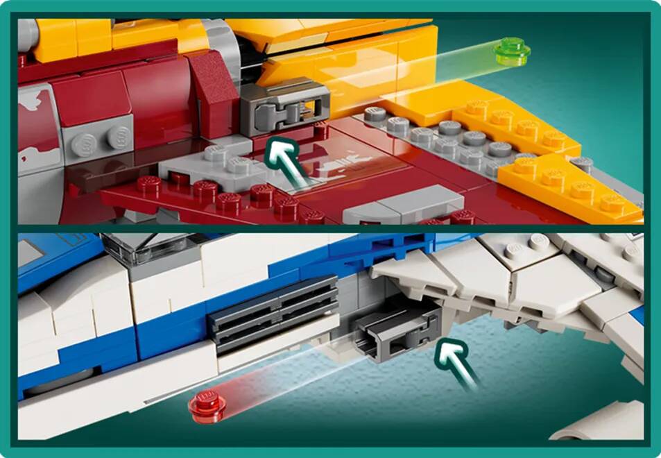 LEGO STAR WARS - NEW REPUPLIC E-WING VS SHIN HATI'S STARFIGHTER