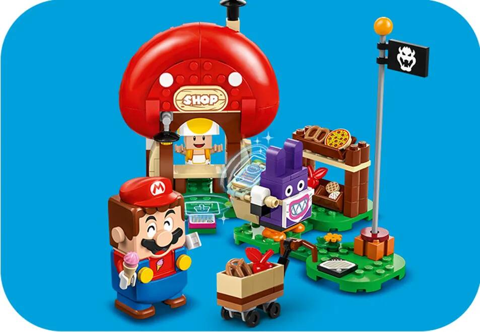 LEGO SUPER MARIO - NABBIT AT TOAD'S SHOP EXPANSION SET