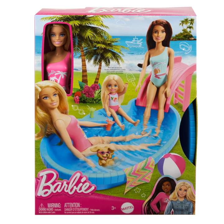 BARBIE EKSOTIKH PISINA ME KOYKLA