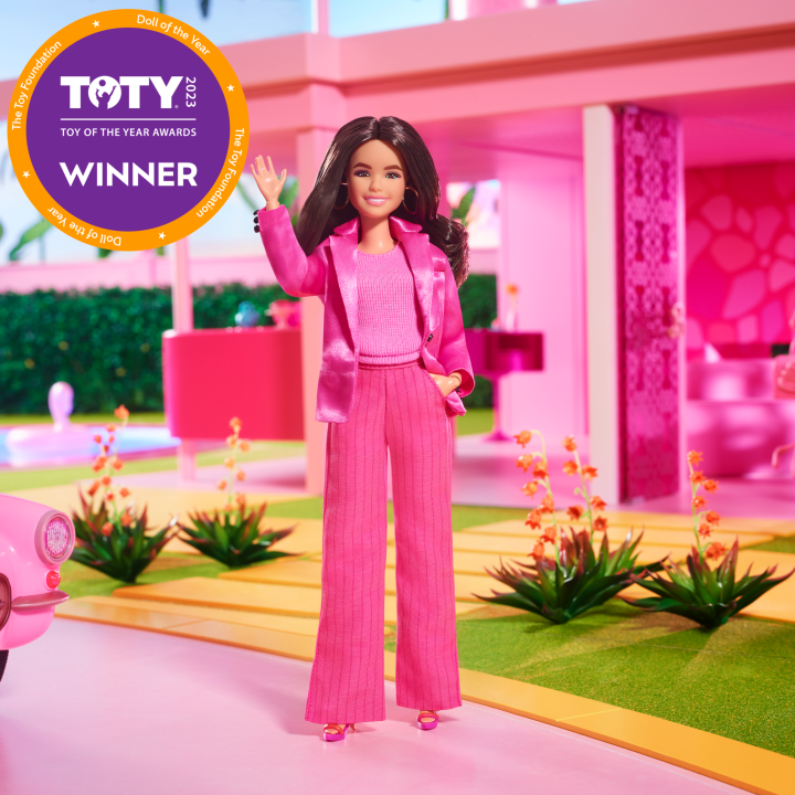 BARBIE MOVIE - GLORIA PINK POWER PANT SUIT