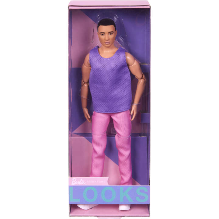 KEN LOOKS - PURPLE SHIRT WITH PINK PANTS