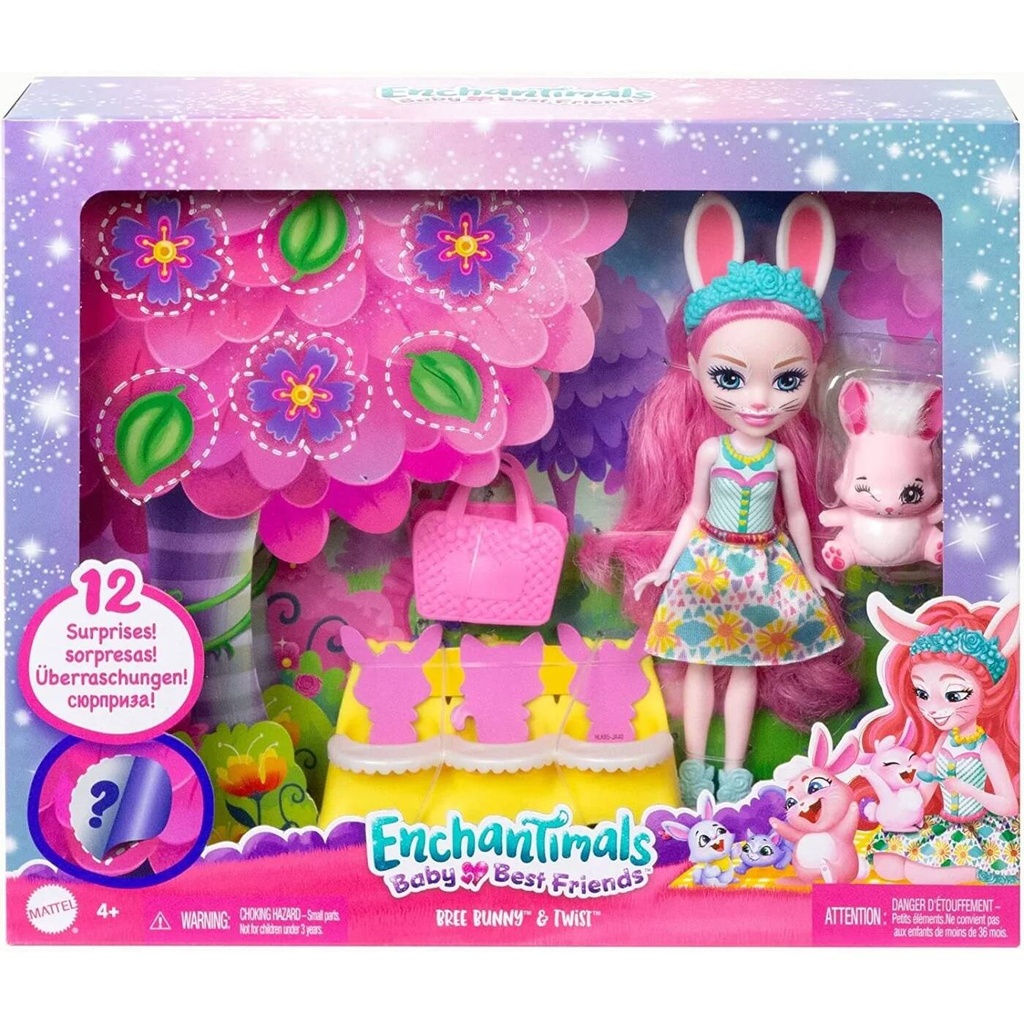 ENCHANTIMALS BABY BFFS - KOYKLA & ZOAKIA FILARAKIA ME EKPLHKSEIS 