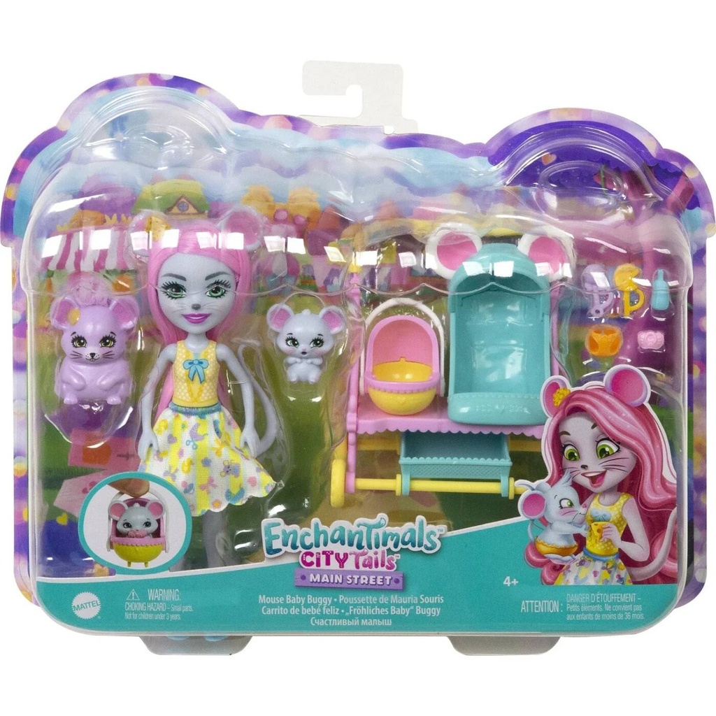 ENCHANTIMALS - KOYKLA & SET (3 SXEDIA)