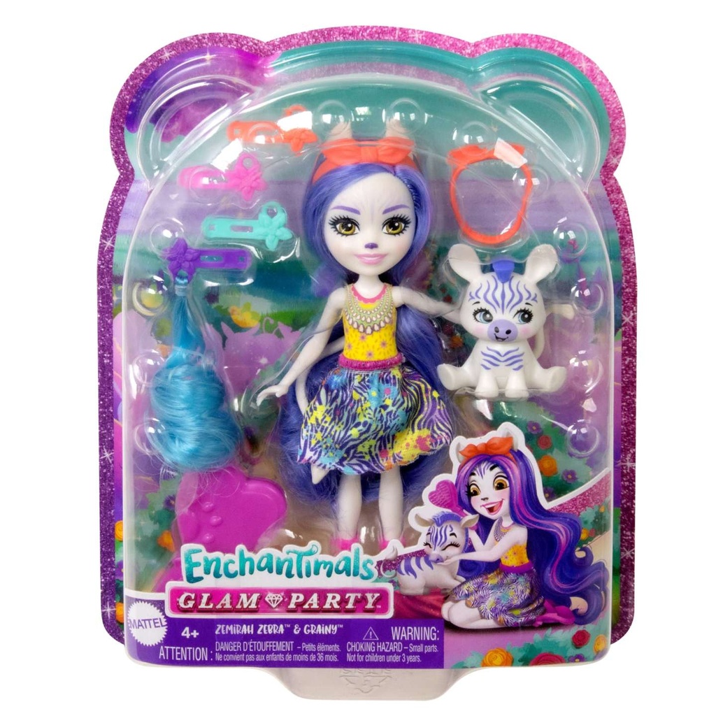 ENCHANTIMALS GLAM PARTY - ZEBRA