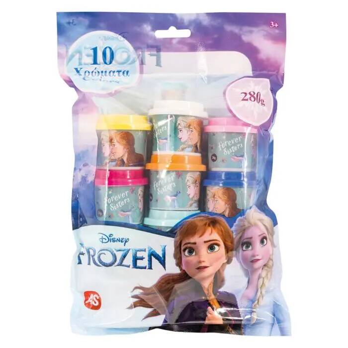 10 VAZAKIA PLASTELINA 1ΟΖ SE SAKOULAKI FROZEN
