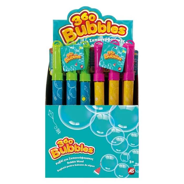 BUBBLE WAND 360 BUBBLES IN DISPLAY