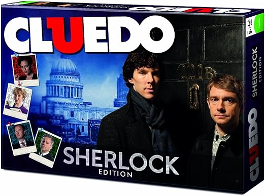 WINNING MOVES: CLUEDO - SHERLOCK EDITION BOARD GAME (019514)