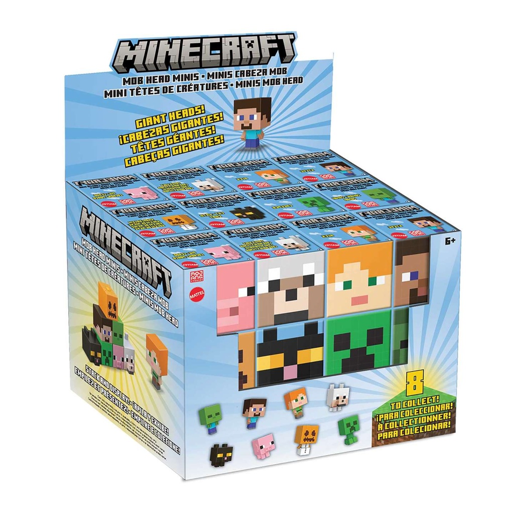 MINECRAFT MOB HEAD MINI FIGOYRES