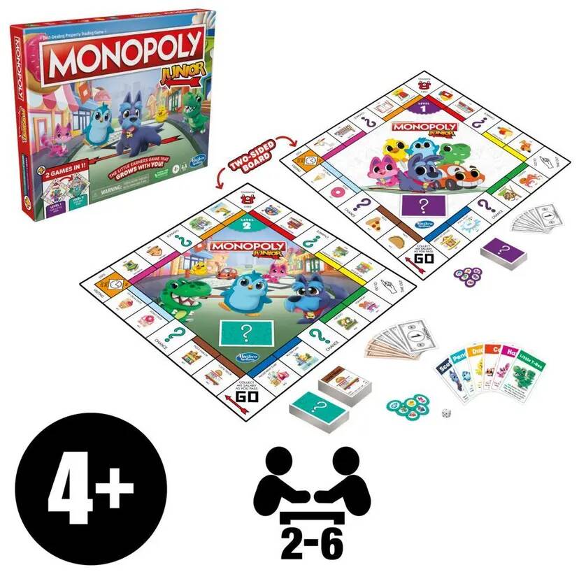 MONOPOLY JUNIOR 2 IN 1 