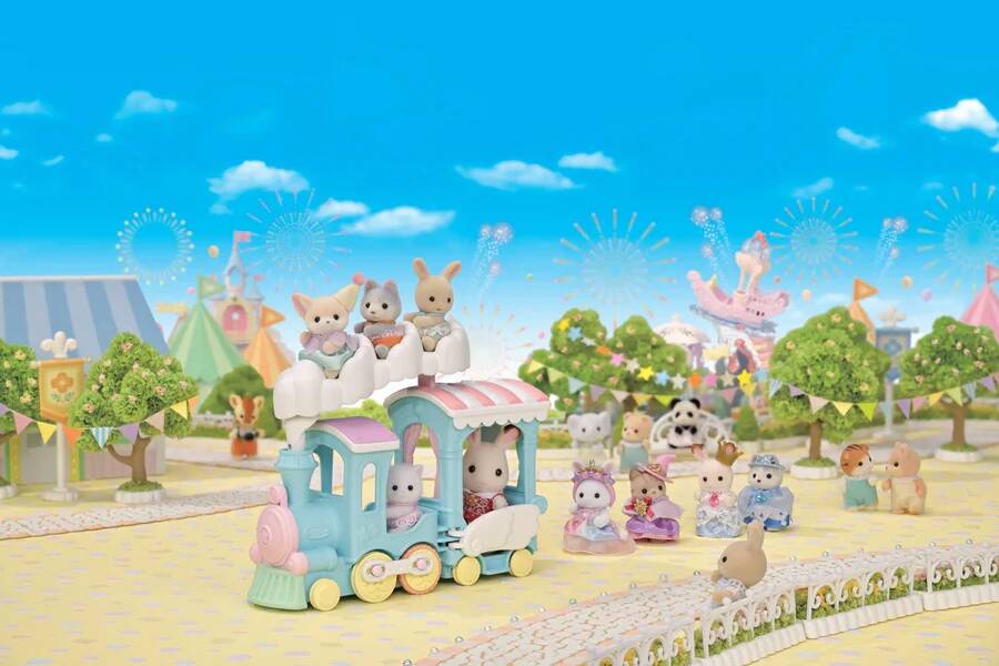 SYLVANIAN FLOATING CLOUD RAINBOW TRAIN