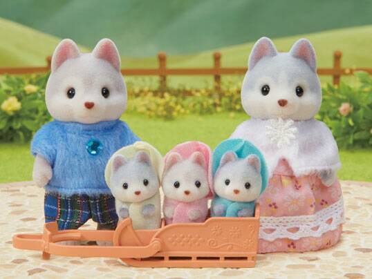 SYLVANIAN HUSKY FAMILY